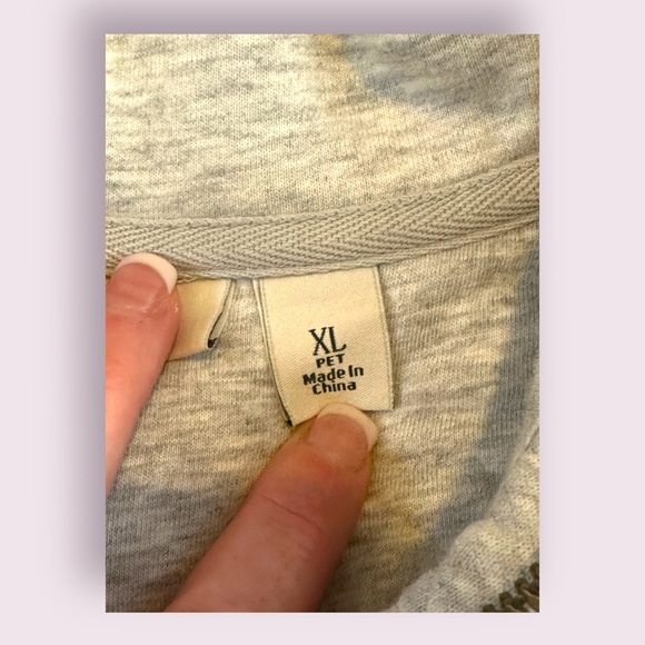 EUC L.L. Bean Great quarter zip with leather zipper pull XL Petite - Picture 4 of 6